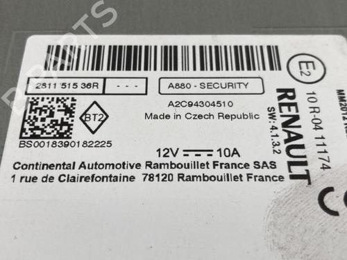 Radio RENAULT ZOE Hatchback Van (BFM_) Electric (BFMF) | BP37872915E6  - Image 11