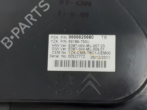 Instrument cluster PEUGEOT 5008 (0U_, 0E_) 1.6 HDi | BP24165819C47