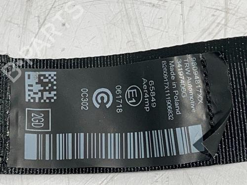 Rear right seatbelt PEUGEOT 3008 II SUV (MC_, MR_, MJ_, M4_) 1.2 THP/ PureTech 130 (MRHNSM, MRHNSU, MRHNSJ, MRHNYW,... | BP27093104I28 