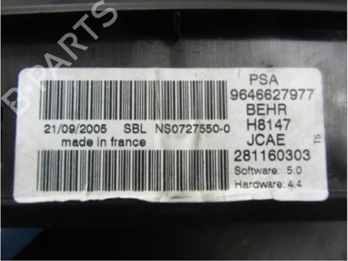 Climate control PEUGEOT 307 Break (3E) 1.6 HDi 110 | BP40594558I5 - Image 3