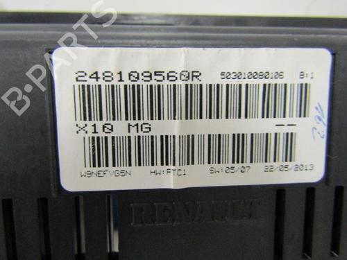 Instrument cluster RENAULT ZOE (BFM_) ZOE | BP18869501C47 