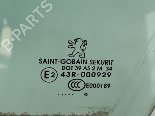 Front left door window PEUGEOT 3008 I MPV (0U_) 1.6 VTi | BP19577058C18 