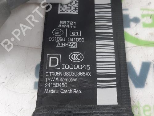 Front right seatbelt CITROËN C3 II (SC_) 1.2 VTi 82 | BP40582834I25 - Image 5