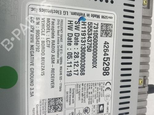 Radio OPEL CORSA E (X15) | BP33540125E6 - Image 4