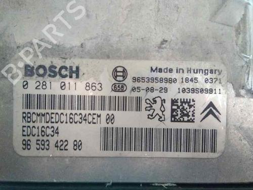Engine control unit (ECU) CITROËN C4 I (LC_) 1.6 HDi | BP1170393M57 