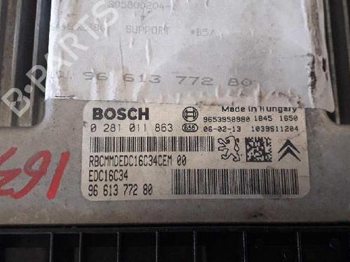 Engine control unit (ECU) CITROËN C4 I (LC_) 1.6 HDi | BP2438106M57 