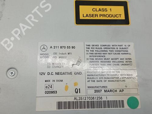 Radio MERCEDES-BENZ E-CLASS (W211)  | BP17222012E6 