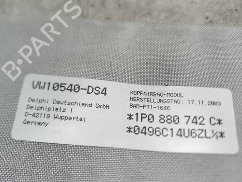 Right curtain airbag SEAT LEON (1P1) 1.9 TDI | BP6513638C12 