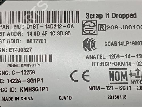 Elektronische module FORD FIESTA VI (CB1, CCN) 1.5 TDCi | BP28673562M83