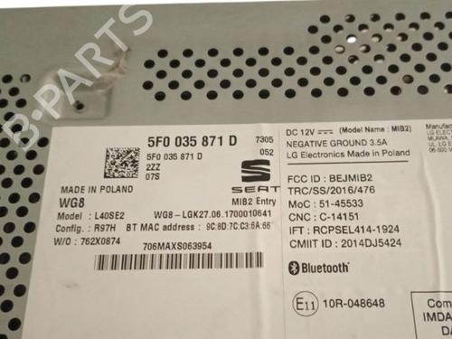 Radio SEAT LEON ST (5F8)  | BP29498461E6 