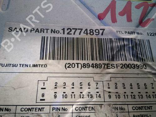 Radio SAAB 9-3 Estate (E50)  | BP4896289E6 