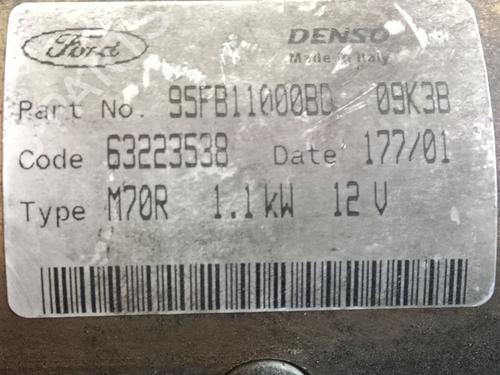 Starter FORD FIESTA Hatchback Van (JV_) TD 1.8 | BP33425948M8 - Image 3