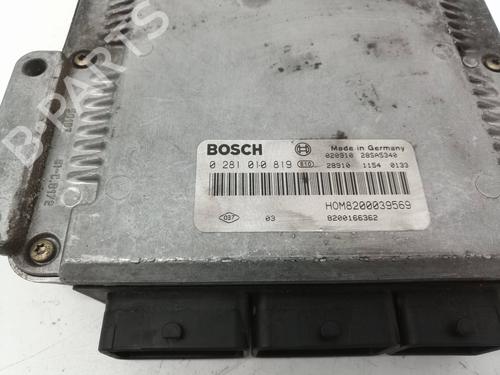 Engine control unit (ECU) RENAULT MEGANE I Classic (LA0/1_) 1.9 dCi (LA05, LA1F) | BP10627599M57 