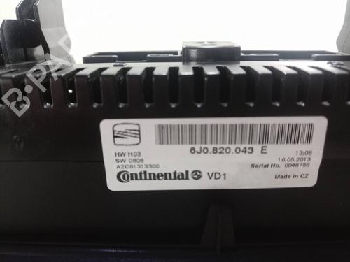 Climate control SEAT IBIZA IV (6J5, 6P1)  | BP6679250I5 