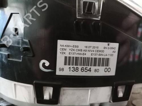 Instrument cluster PEUGEOT 2008 I (CU_) | BP30328530C47 - Image 2