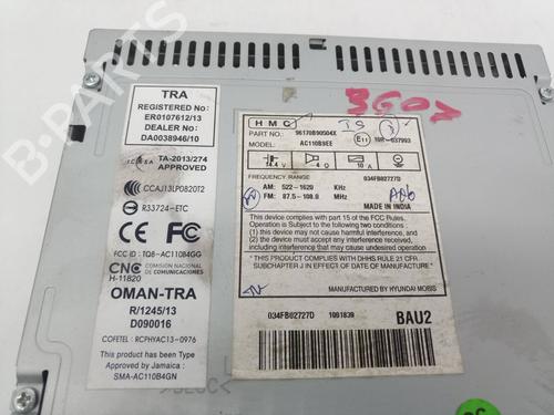 Radio HYUNDAI i10 II (BA, IA) 1.0 | BP12990288E6 