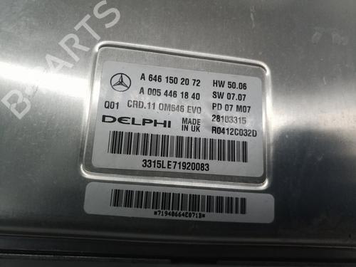 Engine control unit (ECU) MERCEDES-BENZ C-CLASS (W204) C 220 CDI (204.008) | BP22776721M57 