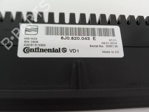 Climate control SEAT IBIZA IV (6J5, 6P1)  | BP8247619I5 