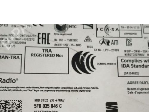 Radio SEAT IBIZA V (KJ1, KJG) 1.0 MPi | BP29994107E6 