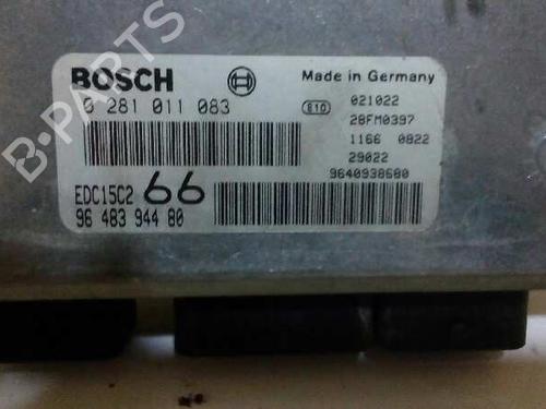 Engine control unit (ECU) PEUGEOT 206 Hatchback (2A/C) 2.0 HDI 90 | BP1077104M57 