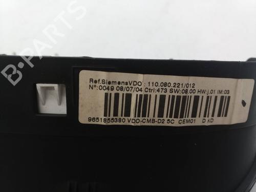 Instrument cluster PEUGEOT 407 (6D_)  | BP13812208C47 