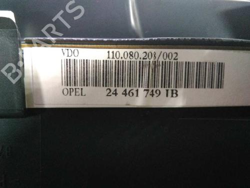 Instrument cluster OPEL ZAFIRA A MPV (T98)  | BP5327395C47 
