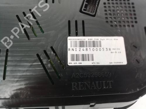 Instrument cluster RENAULT MEGANE III Hatchback (BZ0/1_, B3_) 1.6 16V (BZ1B, BZ1H) | BP8264420C47 