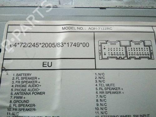 Radio CHEVROLET CAPTIVA (C100, C140) 2.0 D 4WD | BP4703573E6 