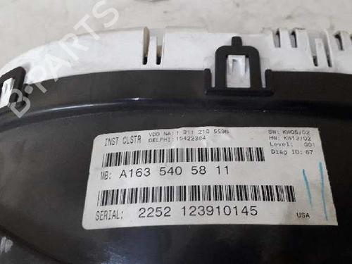 Instrument cluster MERCEDES-BENZ M-CLASS (W163)  | BP1867560C47 