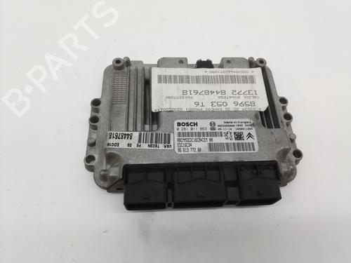 Used Engine control unit (ECU) PEUGEOT 307 SW (3H) 1.6 HDI 90 (90 hp) 8266458