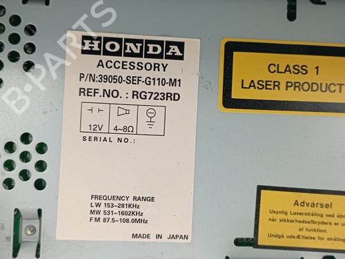 Radio HONDA ACCORD VII (CL, CN)  | BP20676776E6 