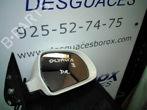 Used Right mirror SKODA OCTAVIA II (1Z3) 1.9 TDI (105 hp) 1327333