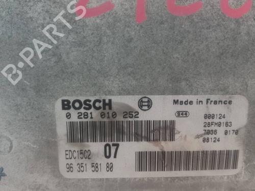 Engine control unit (ECU) PEUGEOT 406 (8B)  | BP6459808M57 