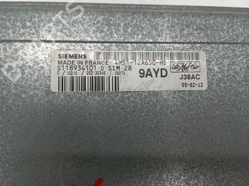 Engine control unit (ECU) FORD FOCUS II (DA_, HCP, DP)  | BP13236005M57 