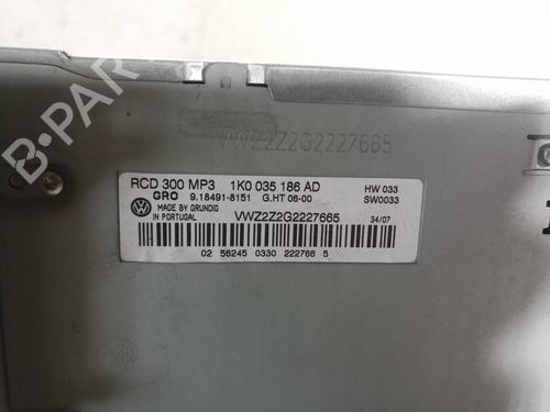 Radio VW GOLF V (1K1) | BP7512064E6