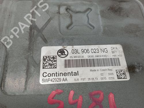 Engine control unit (ECU) SKODA FABIA II Combi (545) 1.6 TDI | BP38595843M57 - Image 2