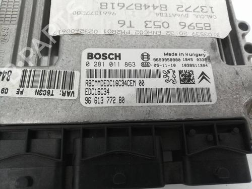 Engine control unit (ECU) PEUGEOT 307 SW (3H) 1.6 HDI 90 | BP8266458M57 