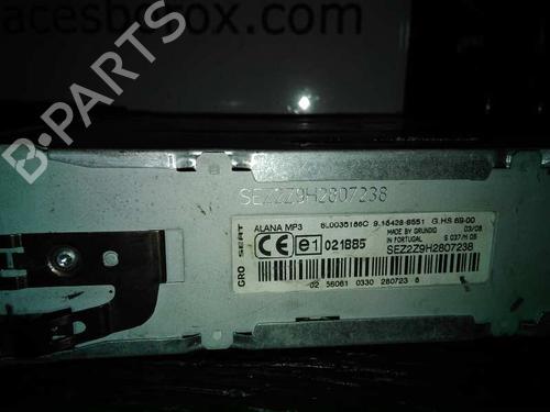 Radio SEAT IBIZA III (6L1)  | BP1950036E6 