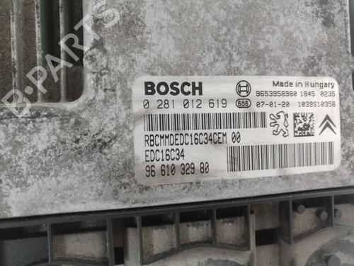 Engine control unit (ECU) CITROËN BERLINGO / BERLINGO FIRST MPV (MF_, GJK_, GFK_)  | BP7995281M57 