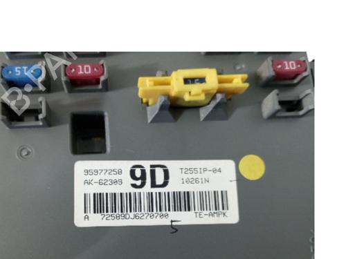 Sikringsdåse CHEVROLET AVEO / KALOS Hatchback (T250, T255)  | BP30476770E1 