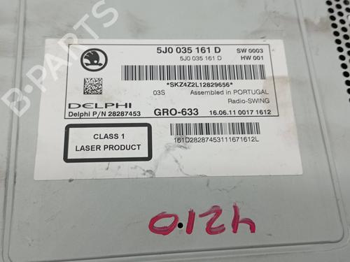 Radio SKODA FABIA II Combi (545) 1.4 TDI | BP15525102E6 