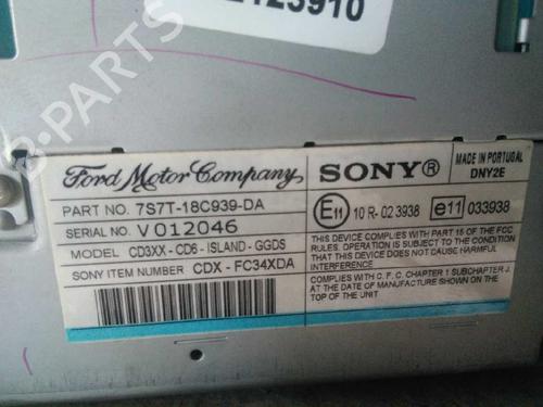 Radio FORD MONDEO IV (BA7)  | BP5821591E6 