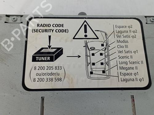 Radio RENAULT MEGANE II (BM0/1_, CM0/1_)  | BP15981572E6 