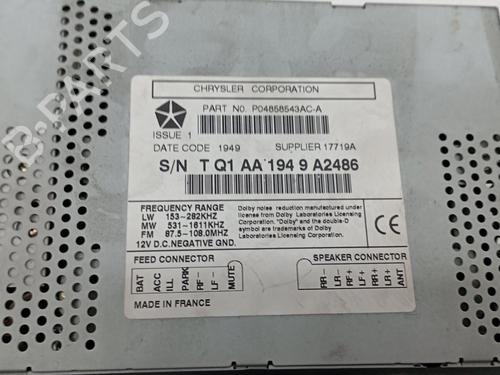 Radio JEEP GRAND CHEROKEE II (WJ, WG) 4.7 V8 4x4 | BP21551188E6 