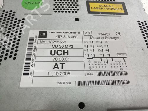 Radio OPEL ASTRA H (A04)  | BP18862688E6 