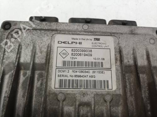 Engine control unit (ECU) RENAULT CLIO III Grandtour (KR0/1_) 1.2 16V Hi-Flex (KR0S) | BP12990301M57 