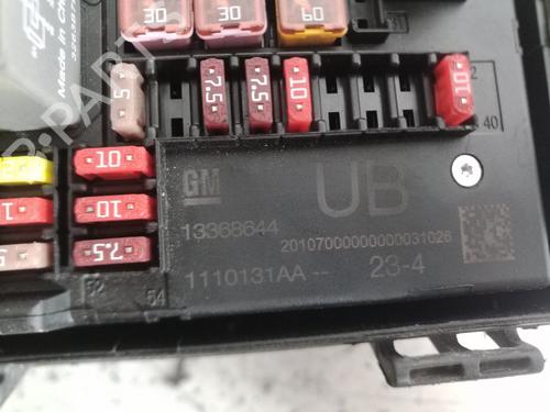 Fuse box OPEL ASTRA J Saloon 1.7 CDTI (69) | BP19311054E1 