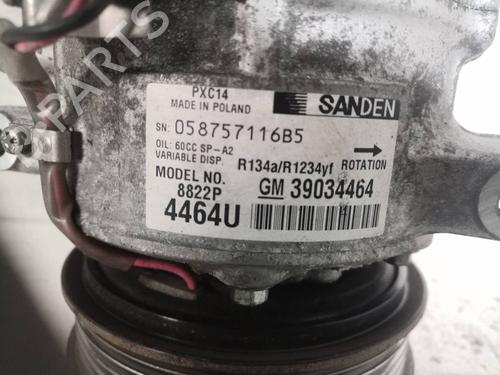 AC compressor OPEL INSIGNIA A (G09)  | BP17222065M34 