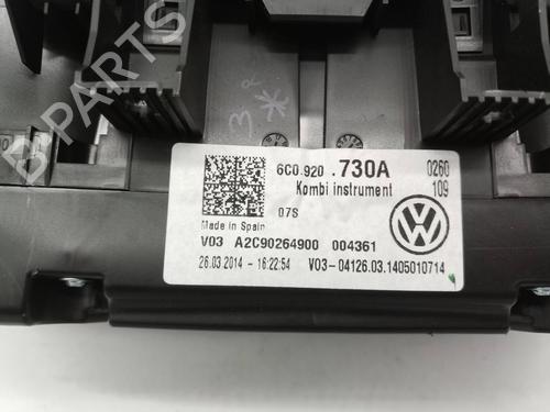 Instrument cluster VW POLO V (6R1, 6C1) 1.2 TSI | BP9369774C47 