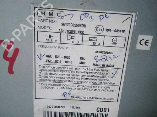 Radio HYUNDAI i20 II (GB, IB) 1.2 | BP3650504E6 